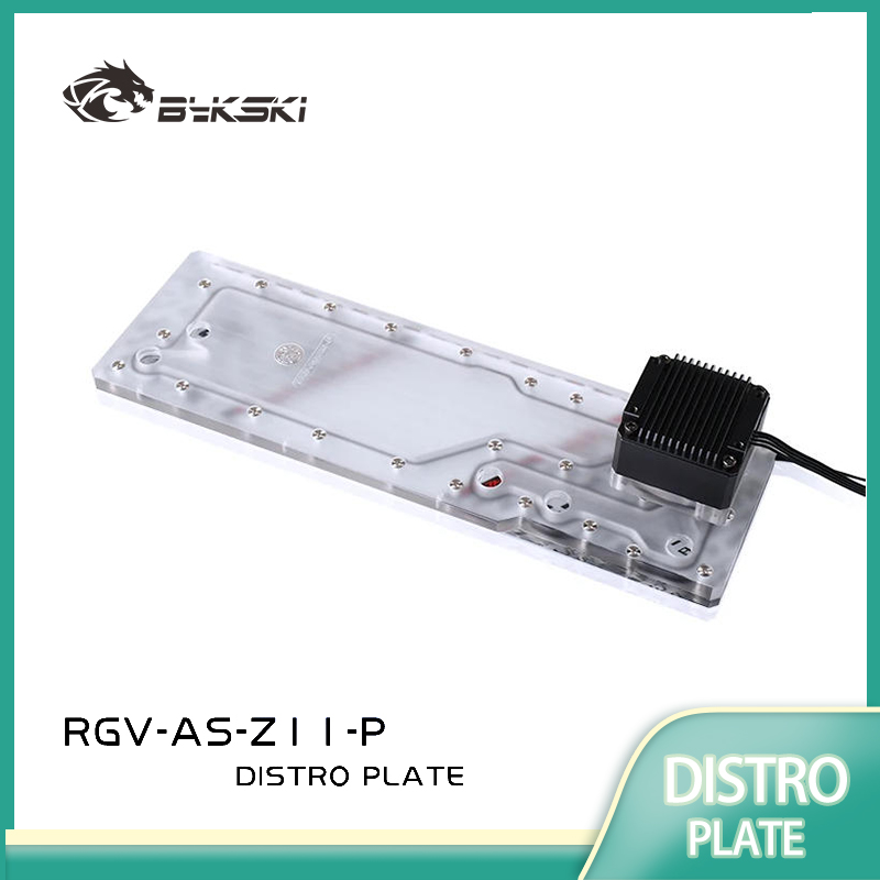 Distro Plate Ddc Pump Combo - استخدام خزان الأكريليك BYKSKI RGV-AS-Z11-P لحافظة