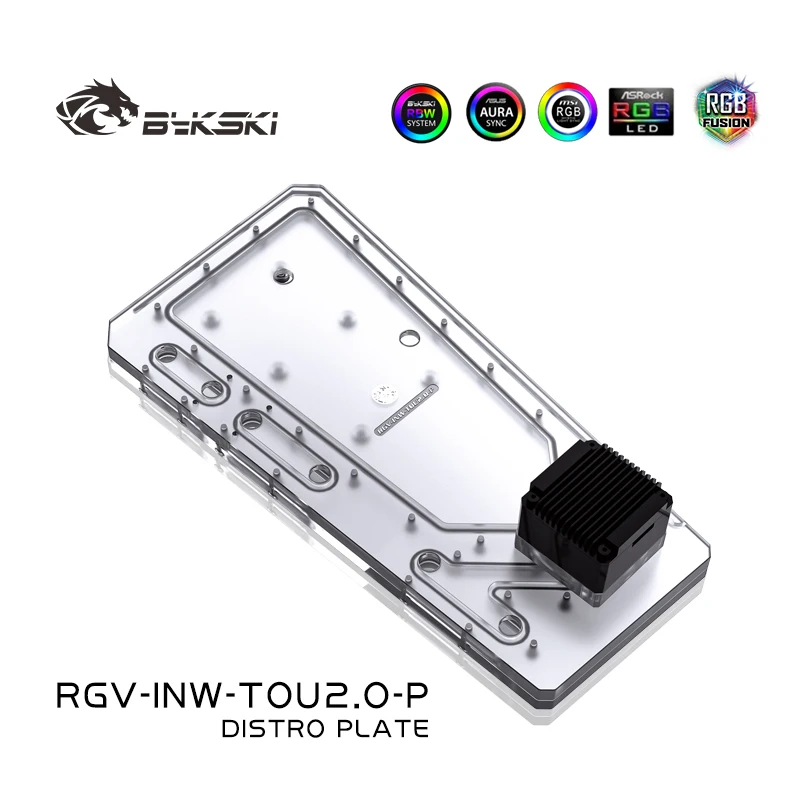 Distro Plate Ddc Pump Combo - استخدام حل قناة المياه للوحة الأكريليك