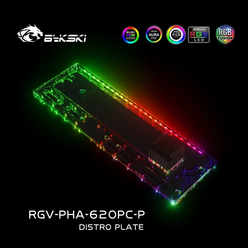 Distro Plate Ddc Pump Combo - لوحة توزيع أكريليك Bykski/خزان اللوحة لعلبة