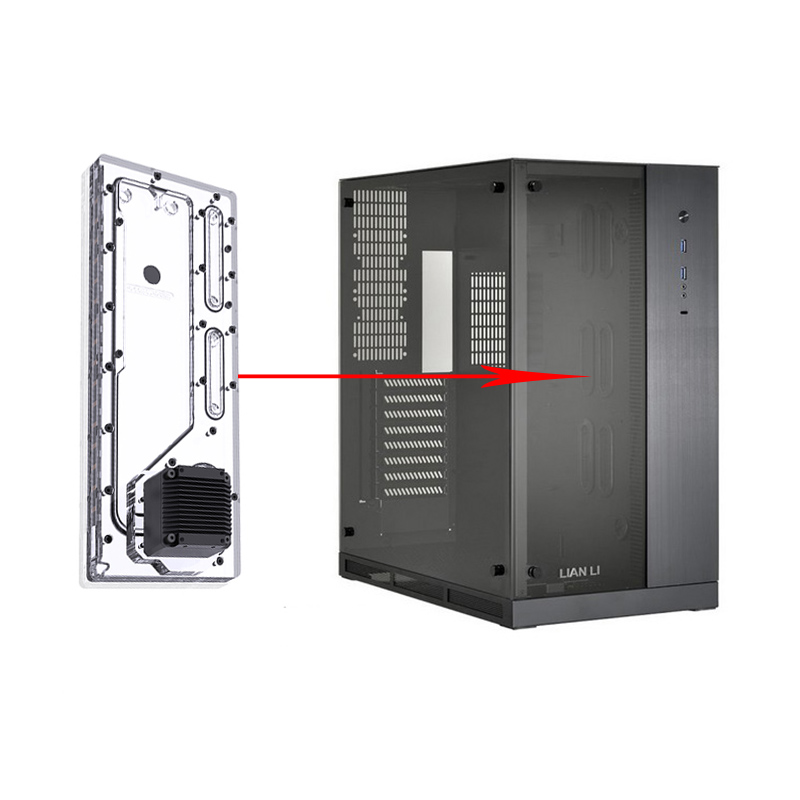 BYKSKI لوح أكريليك لوحة توزيع  - مراجعة Distro Plate Ddc Pump Combo وسعره