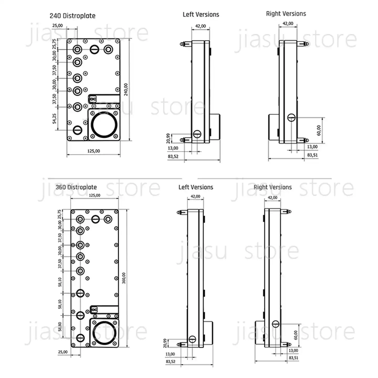 لوحة توزيع Alphacool Core Dist - مراجعة Integrated Pump Reservoir Distro Plate وسعره