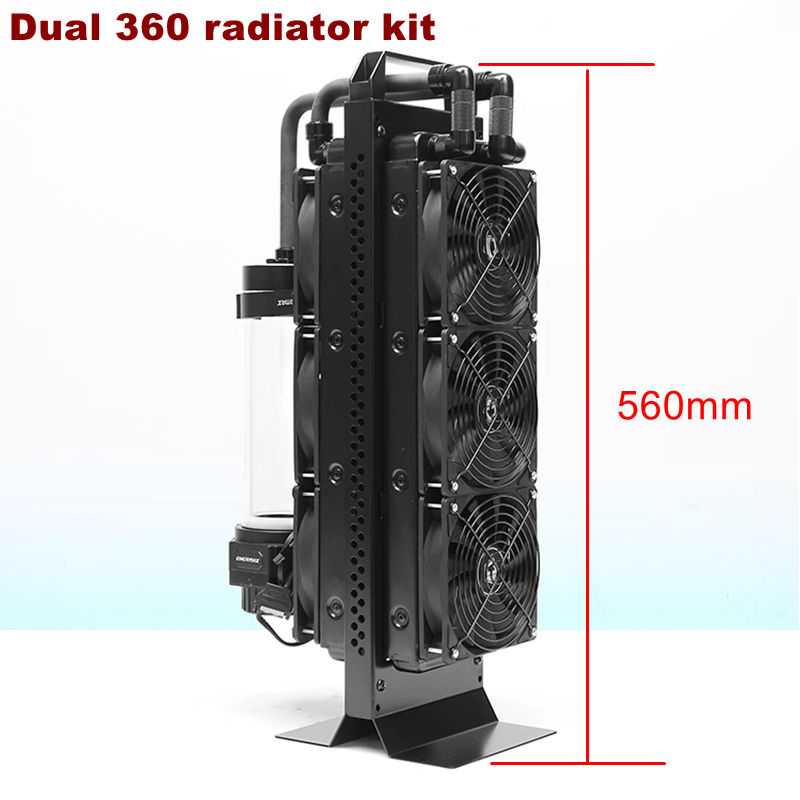 مجموعة تبريد المياه الخارجية ذ - مراجعة External Radiator Water Cooling Kit وسعره