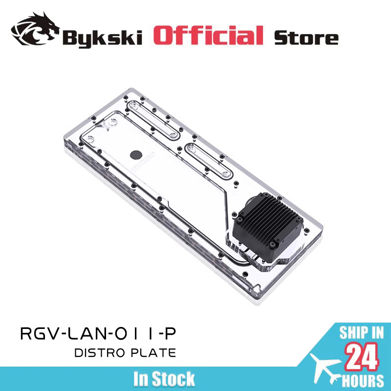 BYKSKI RGV-LAN-O11-P لوحة توزي - مراجعة Distro Plate Ddc Pump Combo وسعره