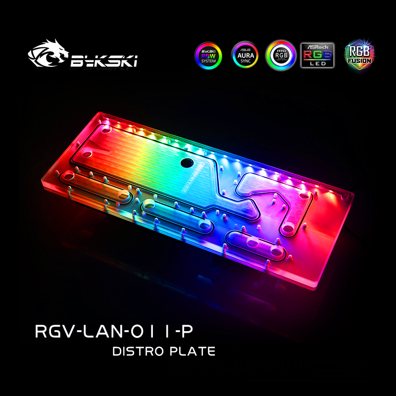 BYKSKI RGV-LAN-O11-P لوحة توزي - مراجعة Distro Plate Ddc Pump Combo وسعره