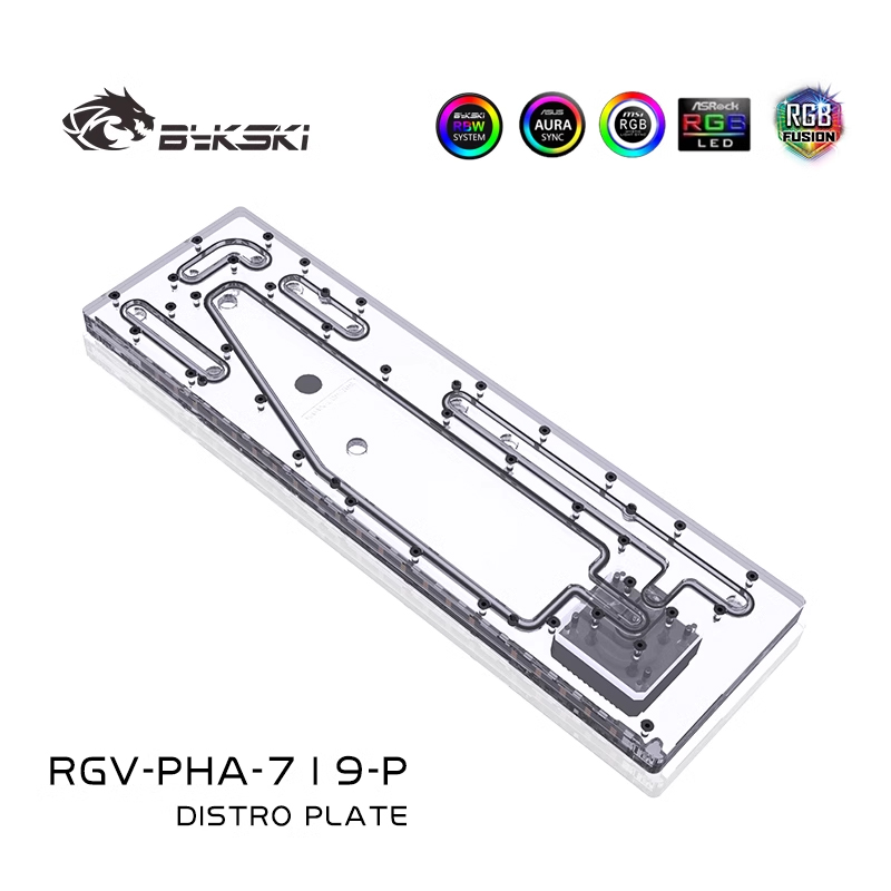 BYKSKI RGV-PHA-719-P تستخدم خز - مراجعة Distro Plate Ddc Pump Combo وسعره