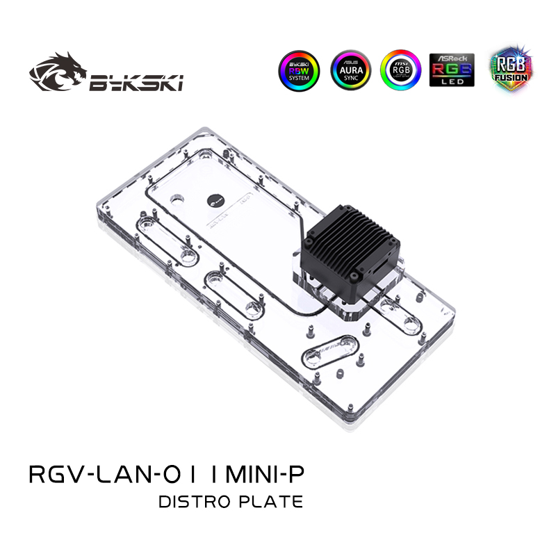 BYKSKI نظام تبريد المياه لوحة  - مراجعة Distro Plate Ddc Pump Combo وسعره