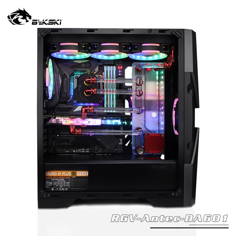 BYKSKI لوحة الممر المائي الأكر - مراجعة Distro Plate Ddc Pump Combo وسعره