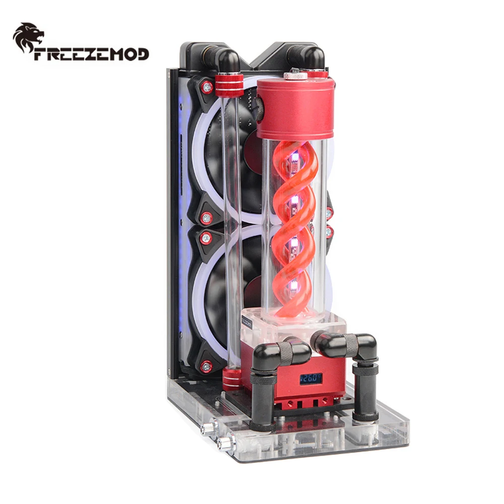 طقم تبريد خارجي للكمبيوتر المح - مراجعة External Radiator Water Cooling Kit وسعره