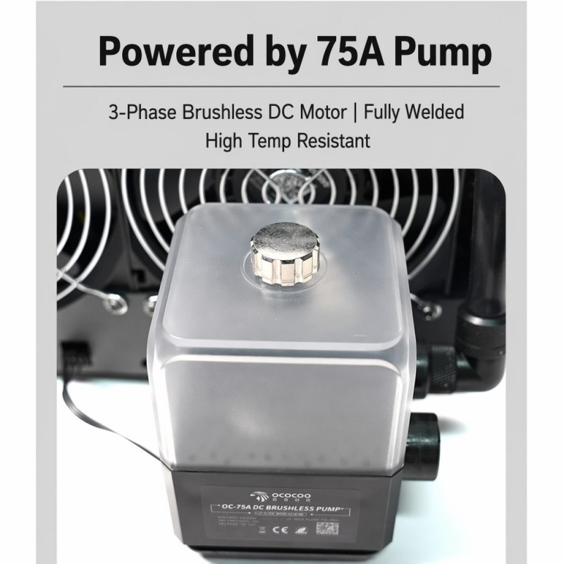 مجموعة تبريد مائي خارجية OCOCO - مراجعة External Radiator Water Cooling Kit وسعره